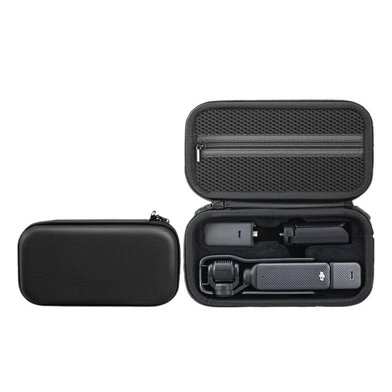 Smorss DJI Pocket 3 Storage Case All-in-One Camera Bag Pocket Gimbal Camera Protective Case Portable Handheld Travel Accessory Bag Black