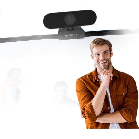 Hikvision Hikvision Computer Webcam 2K HD Live Streaming with Microphone Auto Focus Desktop Laptop External Video Conference Camera Office E15a