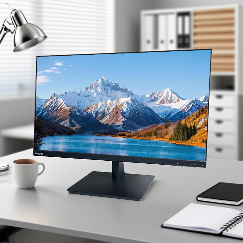 LEGEND Lenovo CF24B 23.8-inch HD Monitor LED Backlight Panel 100Hz FHD HDMI VGA Low Blue Light Business Office