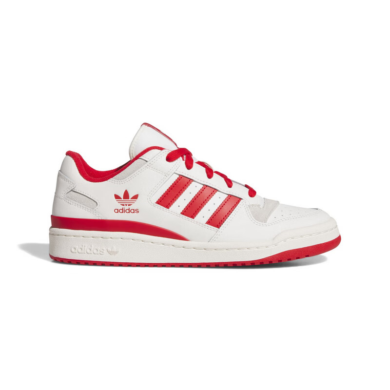 Adidas Originals Trefoil Series Unisex FORUM LOW CL Casual Shoes JQ1533 White/Red Size 41 1