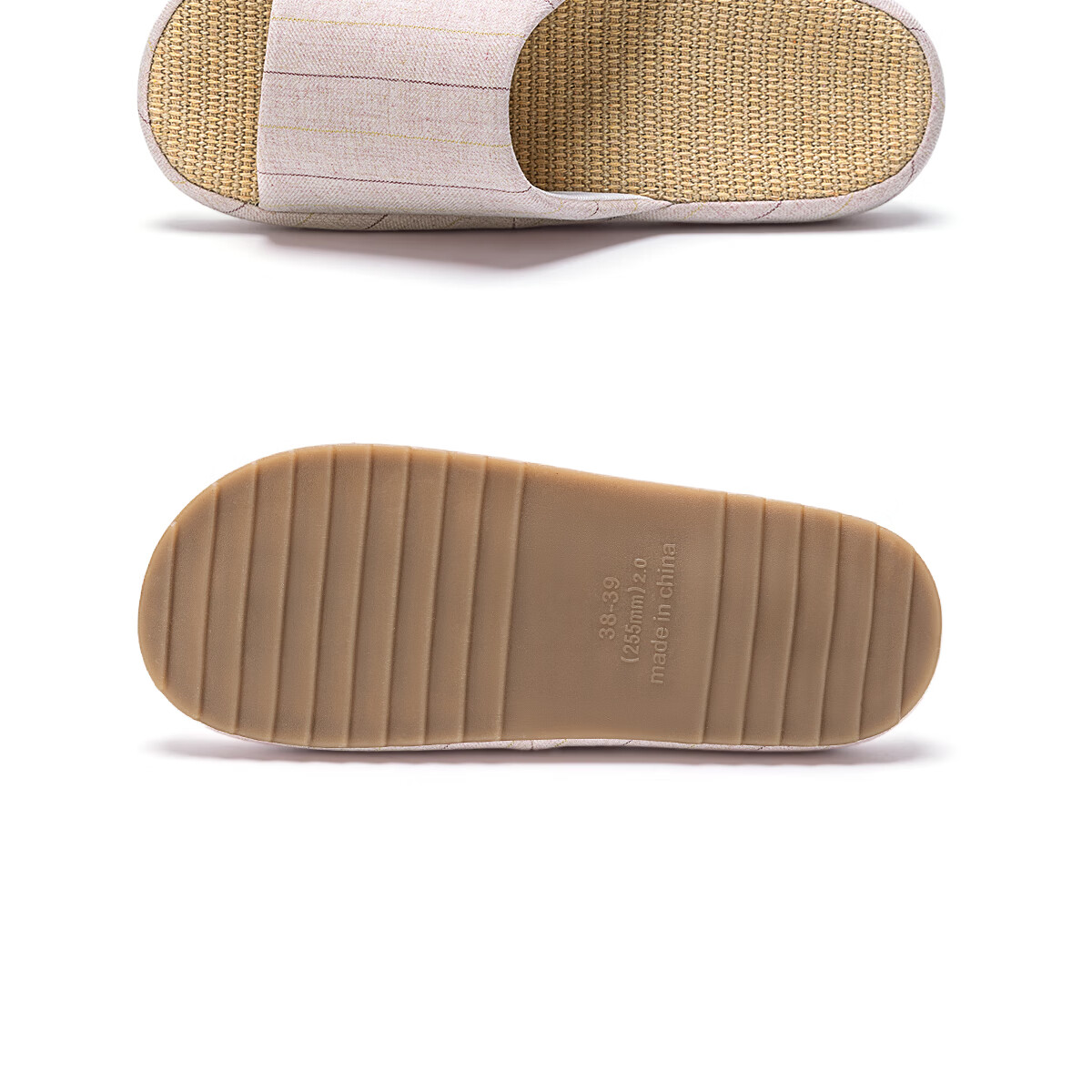 Lidani Thick Sole Linen Slippers with Beef Tendon Sole Indoor Home Wool Slippers 2026 New Rock Gray 42-43 22