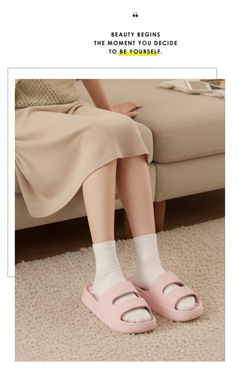 She Enjoy Cooling Slippers Unisex Home Bathroom Hollow Massage Cloud Walking Slippers 9