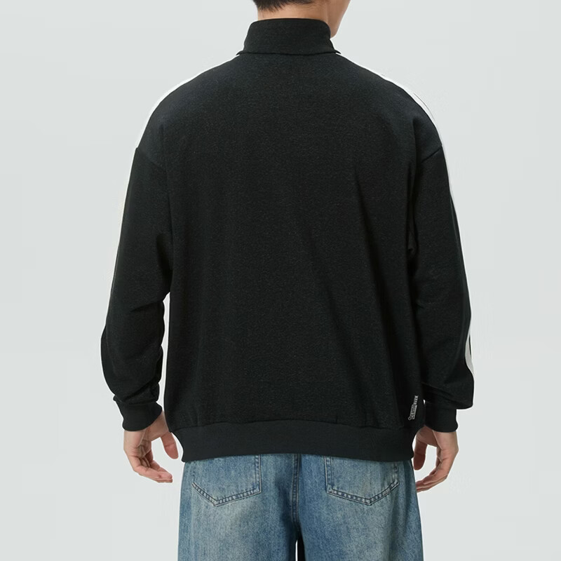 Adidas Sport Style Series Men's ST 3ST DENIM TT Knit Jacket KR2488 Black S 4