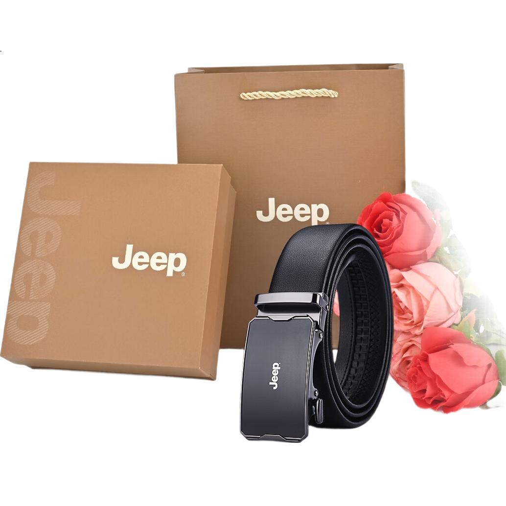 Ремень мужской JEEP, автоматическая пряжка, деловой, повседневный, подарок на Новый год