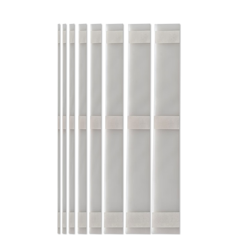 DOCON Hot Melt Binding Machine Adhesive Strips Transparent Paper Cover Book Physical Examination Report Contract Archive Hot Melt Binding Glue Strips Three-Point Adhesive 10mm 50pcs/Pack