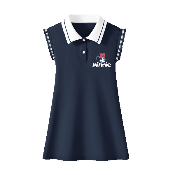 Disney Kids Cute Girls Polo Dress 2026 Summer New Children's Sports Skirt Popular Girl Princess Dress