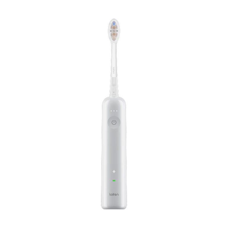 Laifen Second Generation Electric Sonic Toothbrush i2 ABS Model Deep Cleaning Gum Care Adult Toothbrush Upgraded Light Gray Couples Birthday Gift for Him/Her