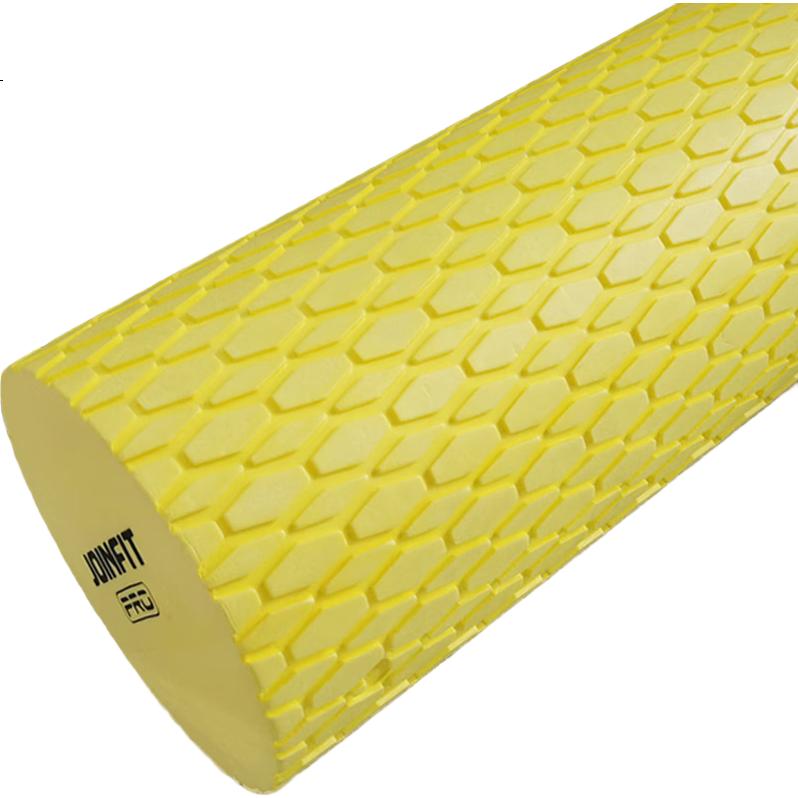 Массажный ролик JOINFIT Solid Foam Roller PRO Version Fitness Muscle Massage Yoga Column, Черный, 45см