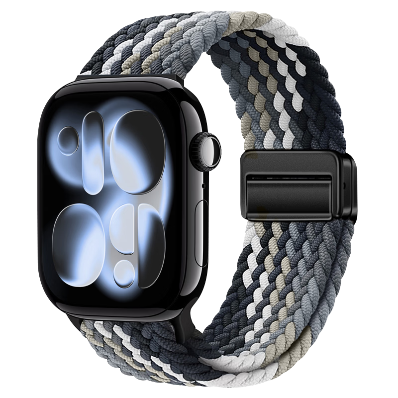 BHO [Upgraded Ever-Fast Magnetic Band] Compatible with Apple Watch Bands, Suitable for Apple Watch S12/S11 Braided Strap, IWatch S10/9/8/7/Ultra4/SE3 Band