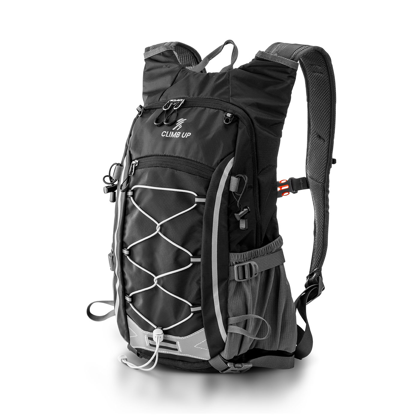 Saipu Outdoor Hiking Backpack Lightweight Waterproof Professional 28L Double Shoulder Bag for Men and Women - Classic Black