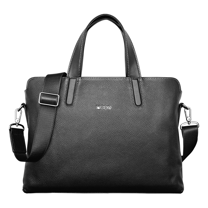 COW Men's Briefcase Genuine Leather Handbag Fashion Casual First Layer Cowhide Large Capacity Business Bag C-8631