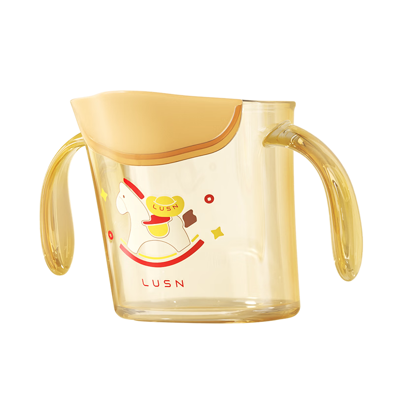 LUSN Slanted Cup PPSU Baby Water Bottle Slanted Cup Children's Training Cup Direct Drinking Cup Open Cup for Milk Drinking 1 Year 2 Years