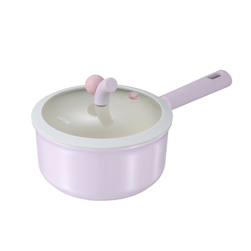 Carrot Baby Milk Pot Multi-Function Steamer and Cooker Small Soup Pot Titanium Ceramic Non-Stick 20cm for Home and Instant Noodles