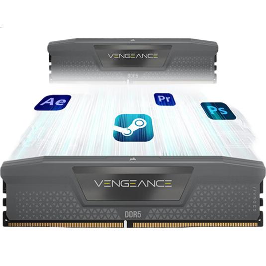 Оперативная память USCORSAIR Vengeance DDR5 6000MHz 32GB (16GBx2) CL30 для настольных ПК, игровая ОЗУ с поддержкой XMP и EXPO