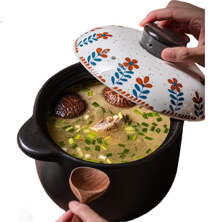 Глиняный горшок для супа