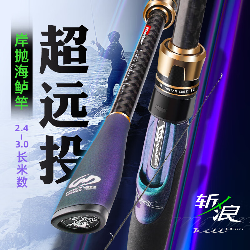 Спиннинг HISTAR Wave-Slicing Long-Distance Casting Lure Rod, 2.5 метра ML, прямой хват