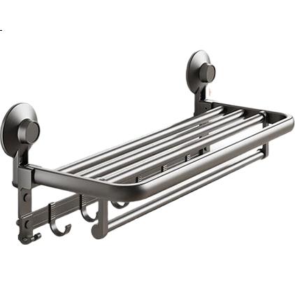 Вешалка для полотенец Taili, алюминиевый сплав, настенное крепление на присоске, без сверления, 60-70 см