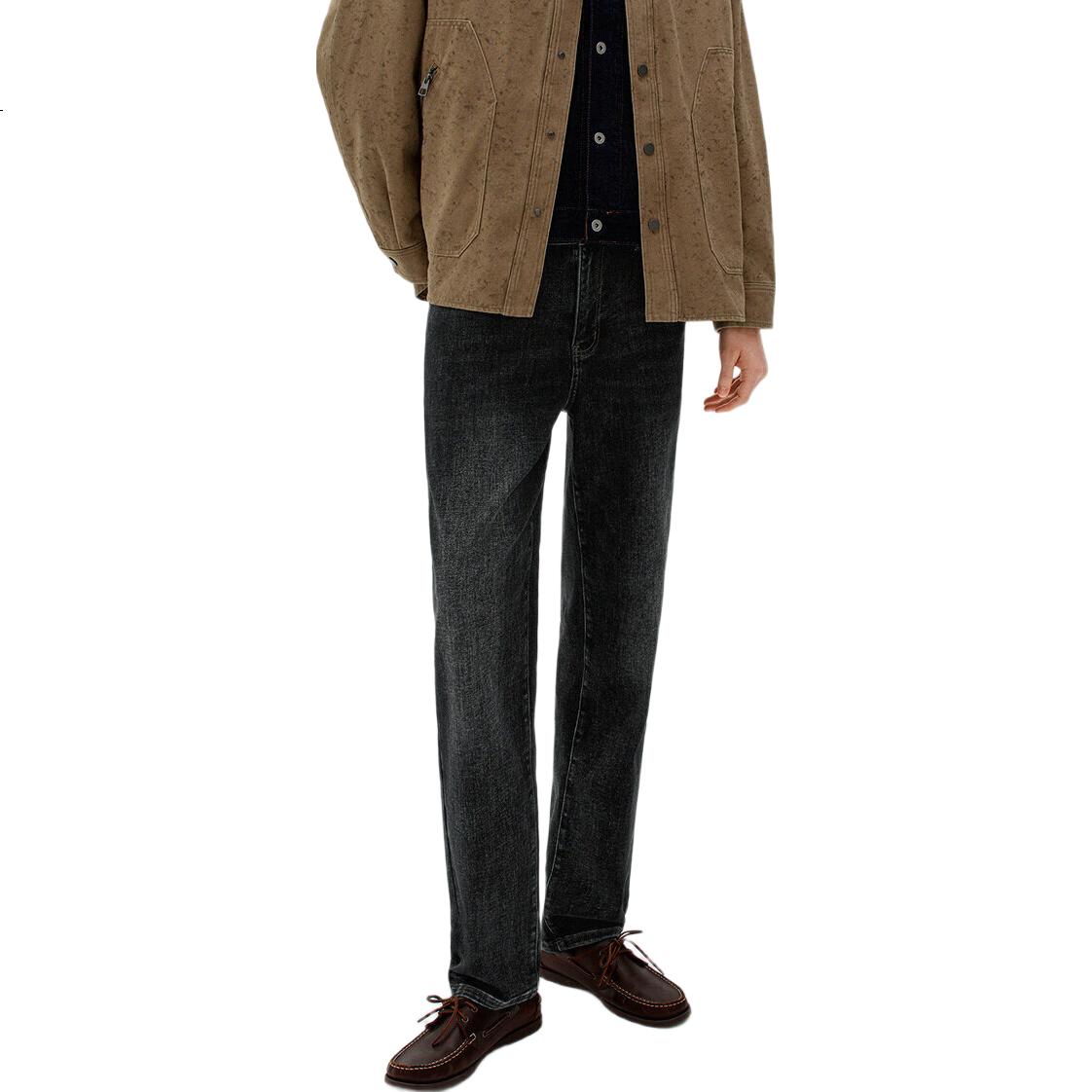 Джинсы Semir мужские зимние хлопковые прямые ретро штаны 103725124101A