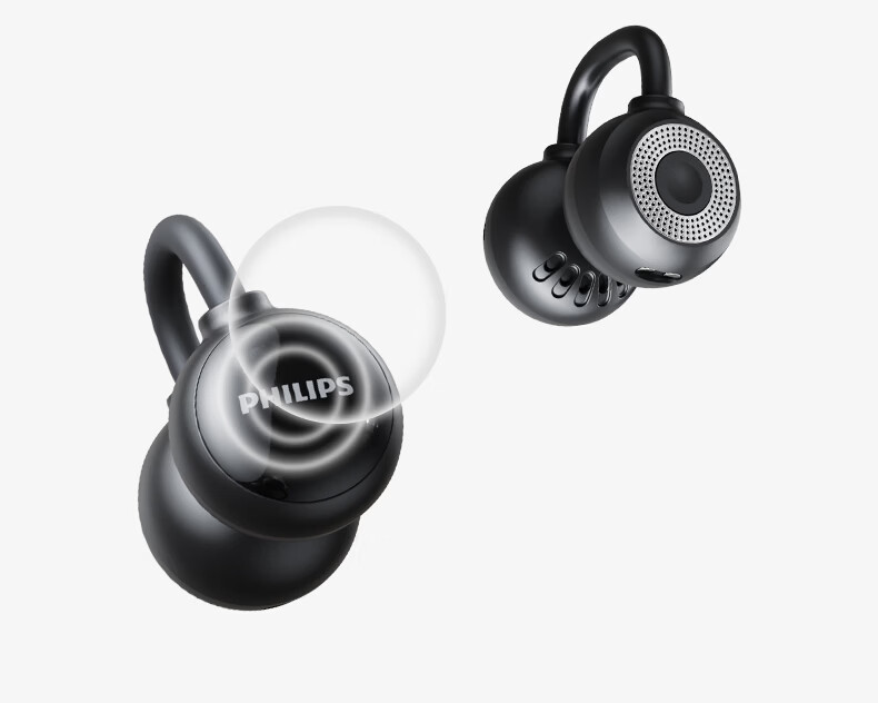 PHILIPS Bluetooth Bone Conduction Clip-On Open-Ear Sports Wireless Headphones Noise Cancelling for Apple Huawei Xiaomi - White 26