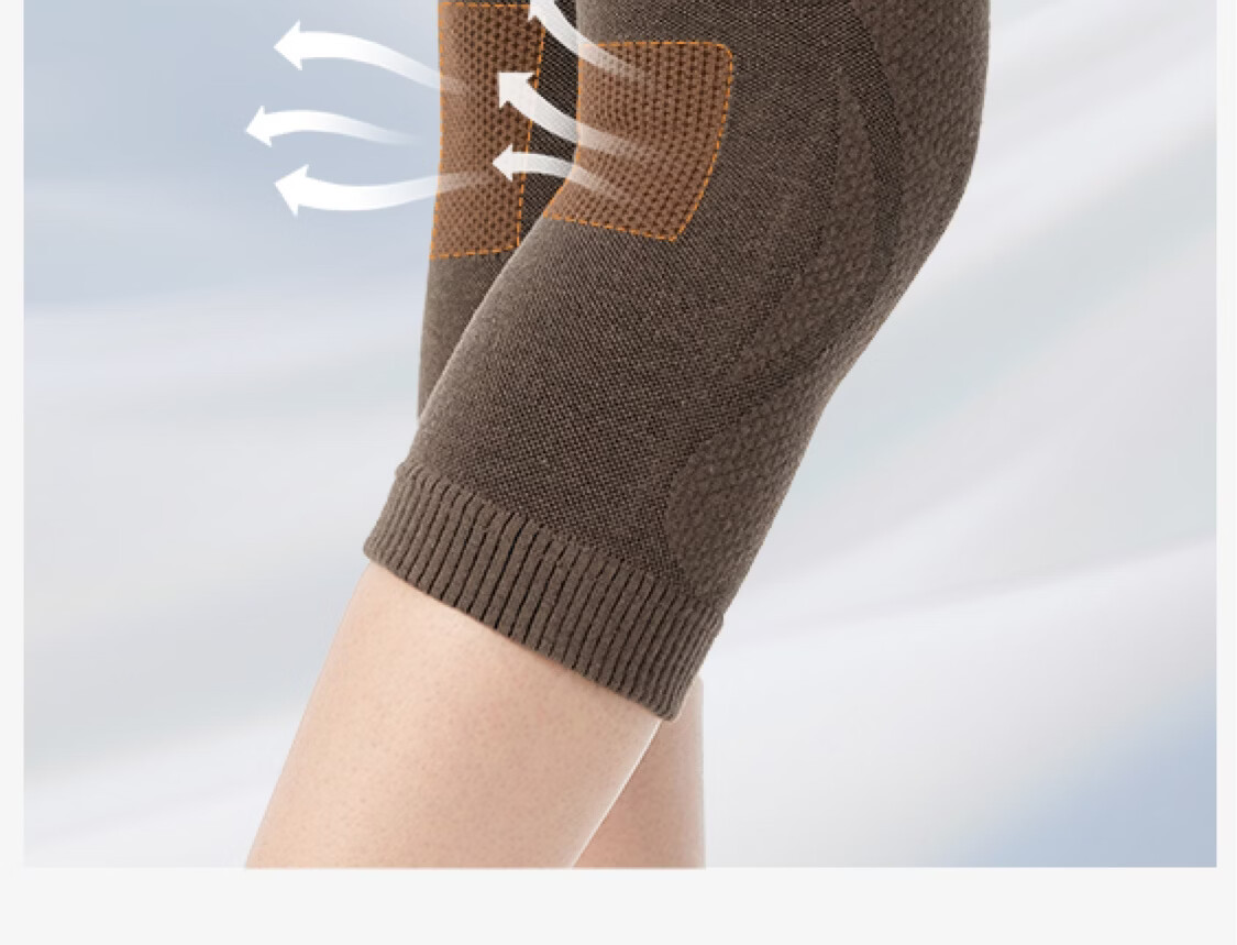 Keep Knee Brace Warmers for Men and Women, Old Cold Legs, Running, Meniscus Injury, Mountaineering, Badminton Sports, Gray L 1