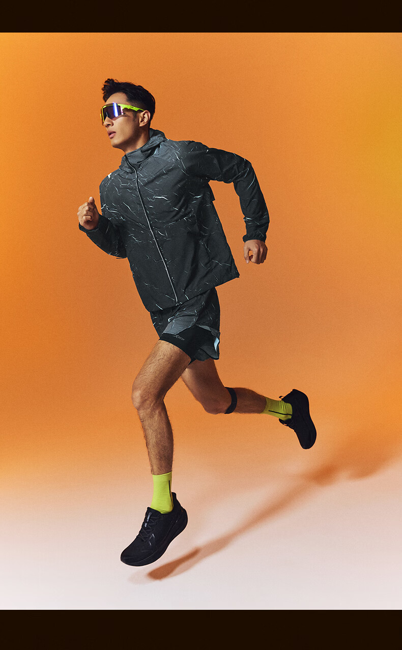 Xtep 2000KM PRO Men's Running Shorts Fake Two-in-One Breathable Quick-Dry Sports Training Five-Point Pants 16