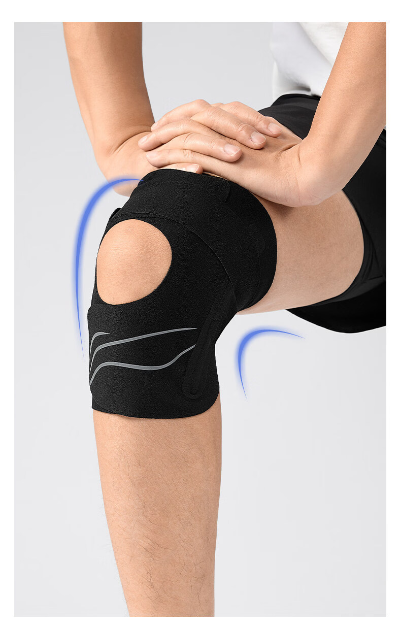 LI-NING Summer Knee Brace for Meniscus Injury, Sports Joint Support, Synovitis, Ligament Protection, Hiking, Basketball, Badminton, Running 9