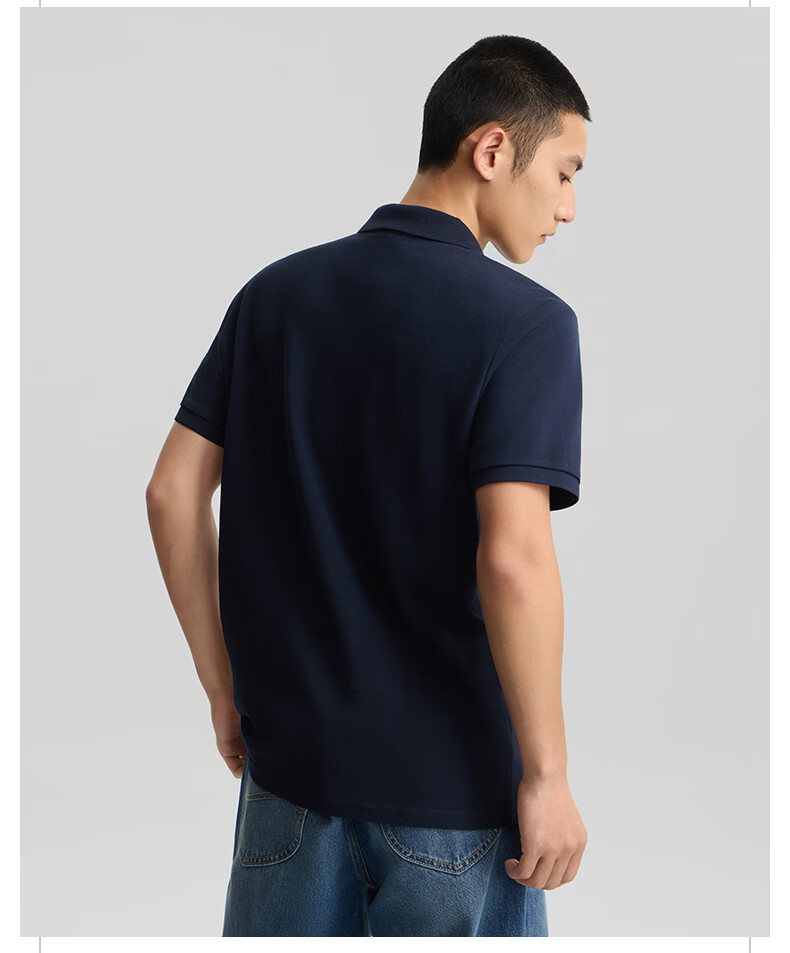 Lee 26 Spring Summer New Standard Fit Polo Shirt with Small Logo Emblem for Men Camel 3XL 11