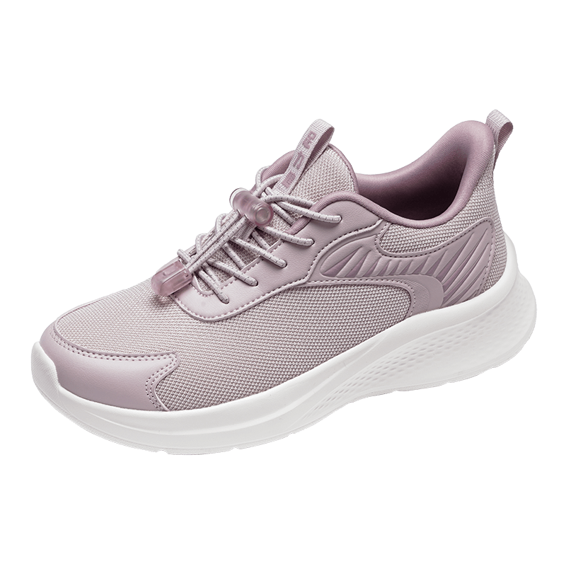 Zulijian Elderly Shoes Middle-aged and Elderly Spring Casual Lightweight Walking Shoes 26113006T Twilight Purple Women Size 38