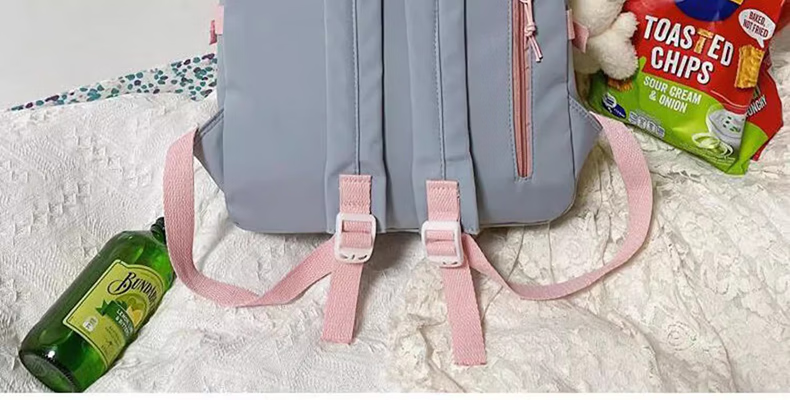 Huili Large Capacity Backpack for Women, Middle School And College Students, High School Students, Niche Elementary School Students in Grades Three to Six, Double Shoulder Bag 19