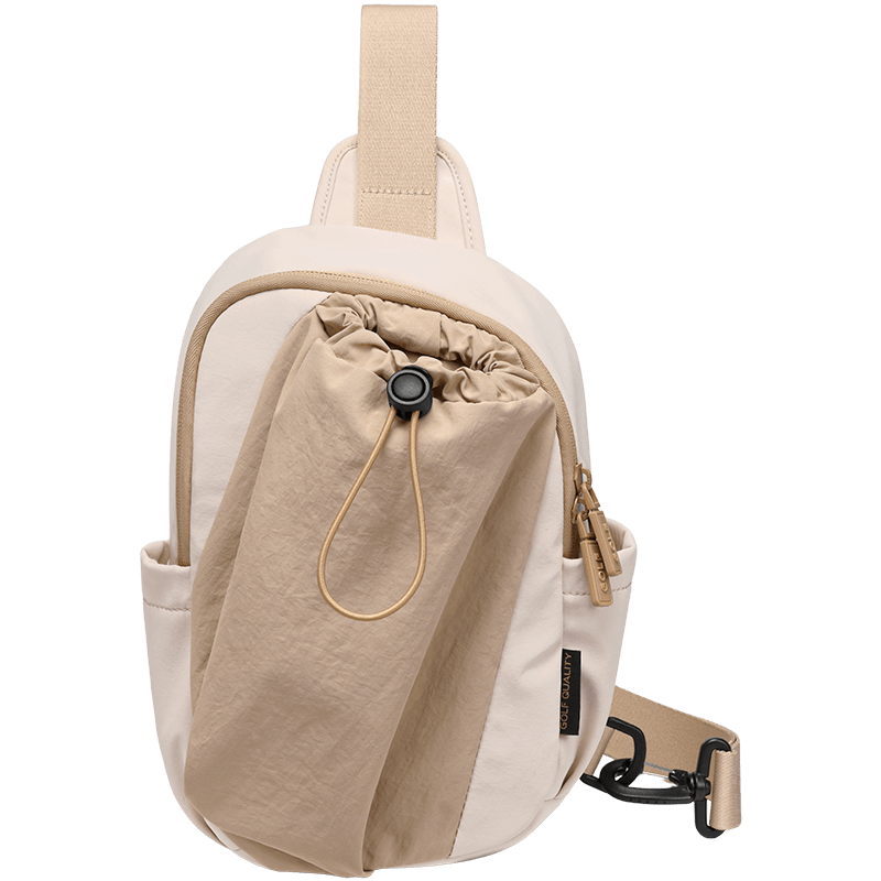 GOLF Men's Chest Bag Crossbody Shoulder Bag Unisex Phone iPad Bag Water Bottle Holder Water-Resistant Sports Cycling Small Backpack