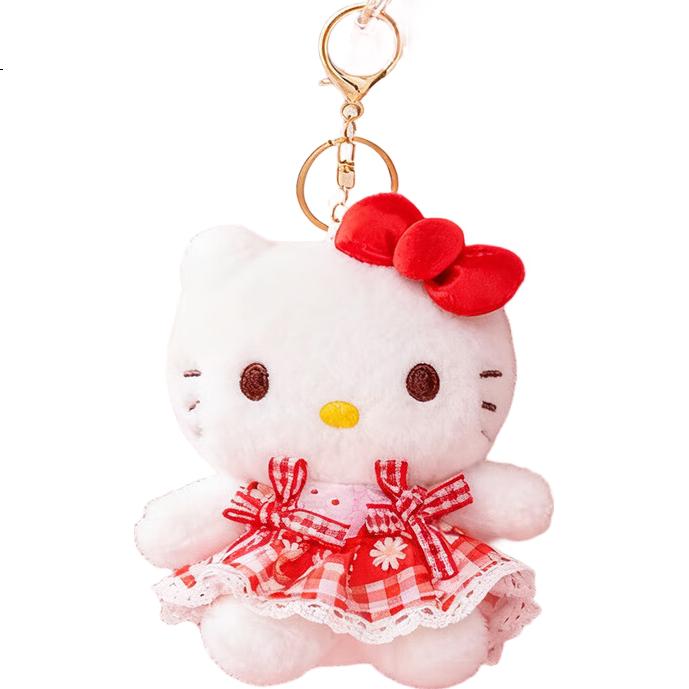 Мягкая игрушка Hello Kitty, брелок-кукла, подвеска для рюкзака, подарок на День Святого Валентина