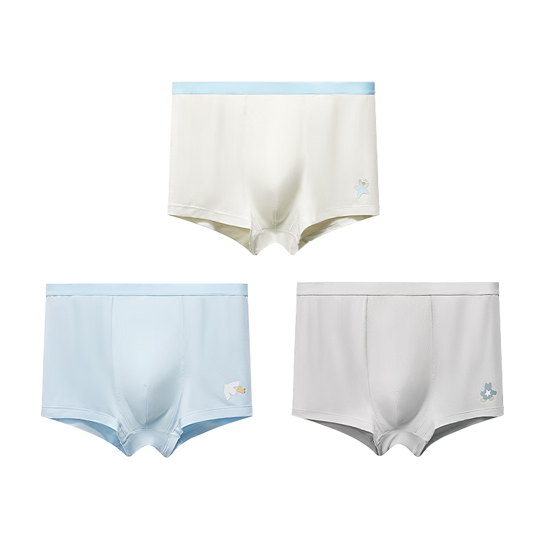 Like Uu Children's Modal Underwear, Boys And Girls Underwear, 3-Pack Triangle And Boxer Briefs, 5A Antibacterial Teen Underwear