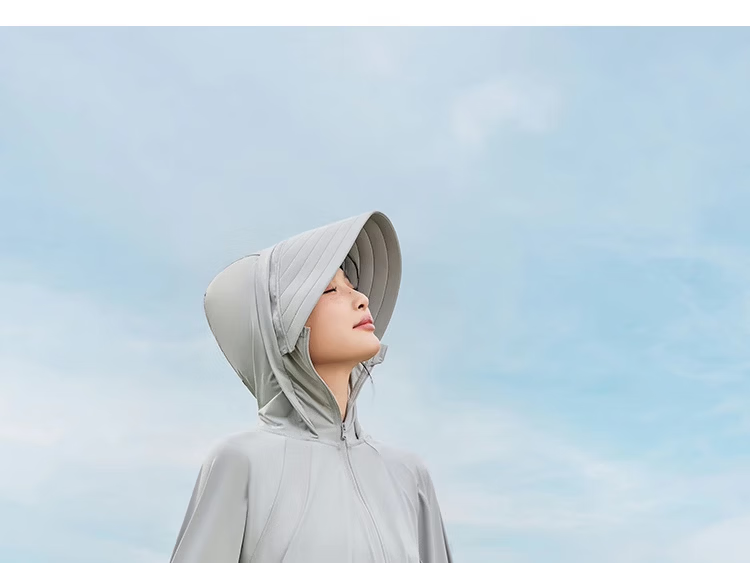 Langsha Women's Sunscreen Jacket Spring Summer New Ice Silk Cooling Breathable Upgraded Shawl Cape UV Protection 458 5