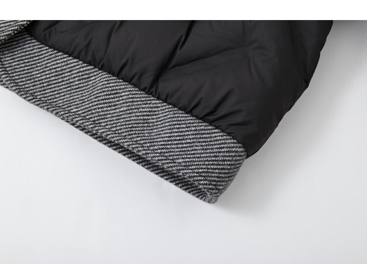 Demana [Lightweight Warmth Combination] Winter 90% Duck Down Korean Style Stand Collar Fabric Magnetic Snap Three-Layer Craft Women's Down Jacket 5