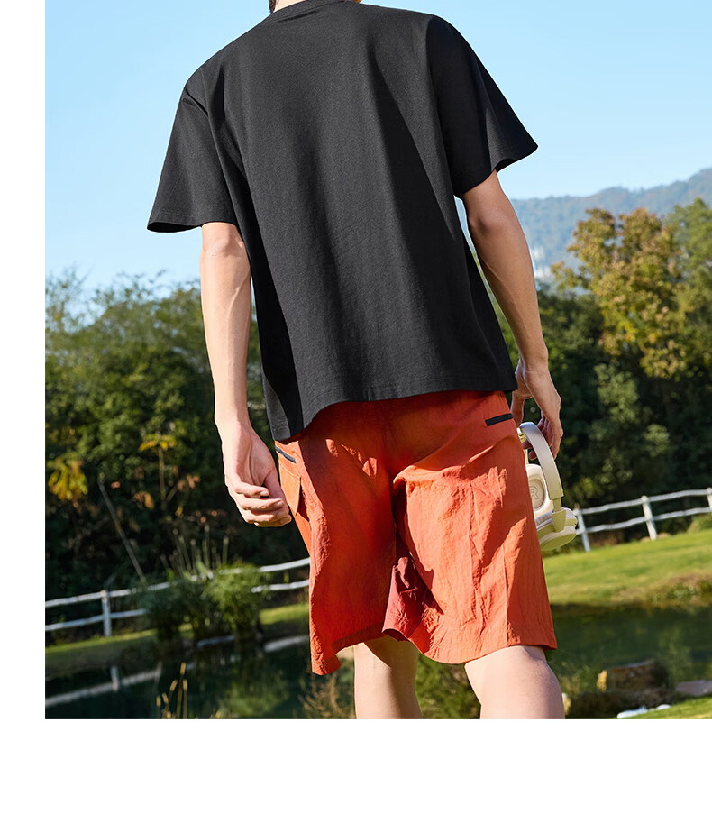 361° Men's T-Shirt Spring Summer New Sports Casual Loose Fit Crew Neck Short Sleeve Top 652629112-2 19