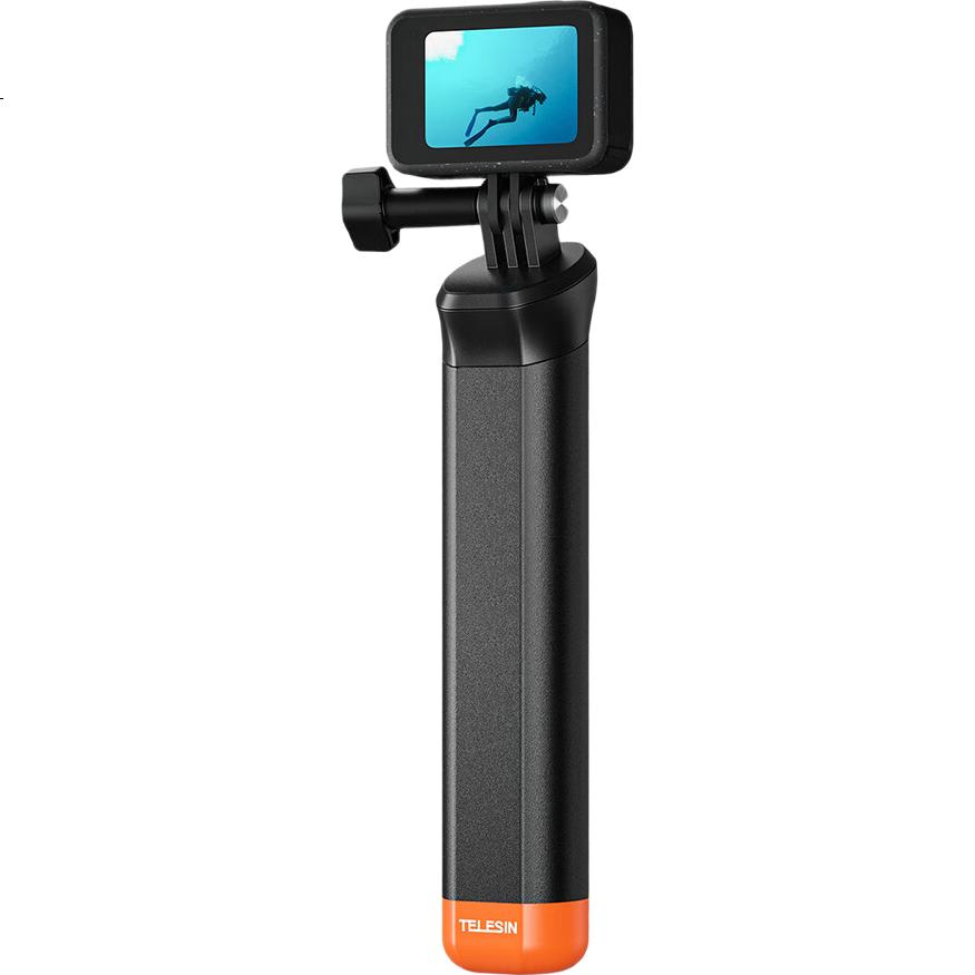 TELESIN Плавучий монопод для экшн-камер DJI Action, Insta360, GoPro