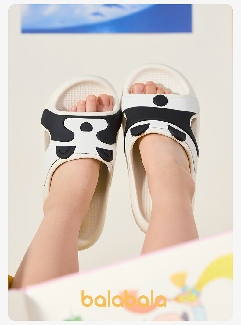 Balabala Kids Cartoon Summer Indoor Bathroom Cute Boys Girls Slippers Sandals for Older Children 23