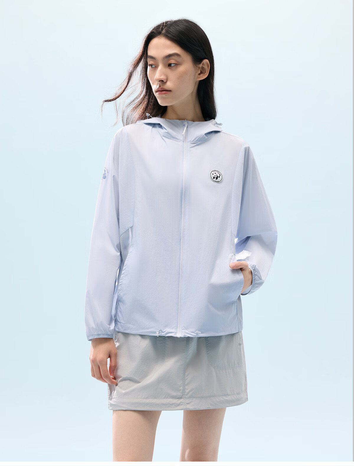 Panda Camel Original Yarn Heat-Blocking Sun Protection Cooling Breathable Summer Women's Sun Protection Jacket 8120 White, XXL 25
