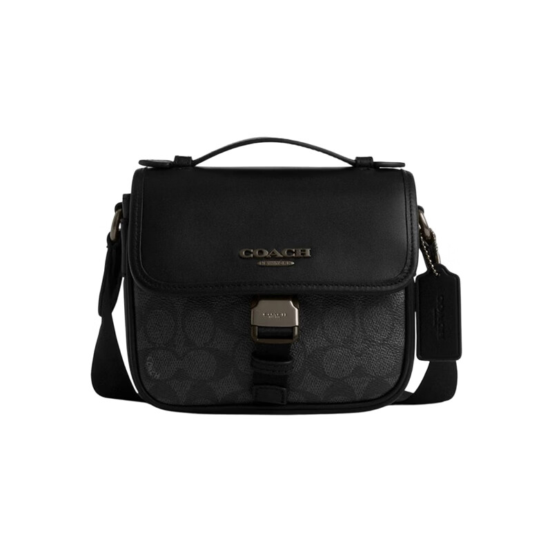COACH Men's RACER Handheld Shoulder Crossbody Bag Charcoal Gray CBG13 Gift