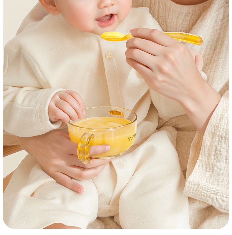 YEEHOO Silicone Baby Feeding Spoon Soft Silicone Infant Food Spoon for Feeding Milk Water Rice Cereal with Lunch Box 2