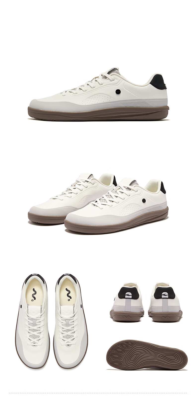 ERKE Men's Casual Sneakers 2026 Summer New Breathable Fashion Thin Sole Sports Shoes | Yuebu Leather Edition 21