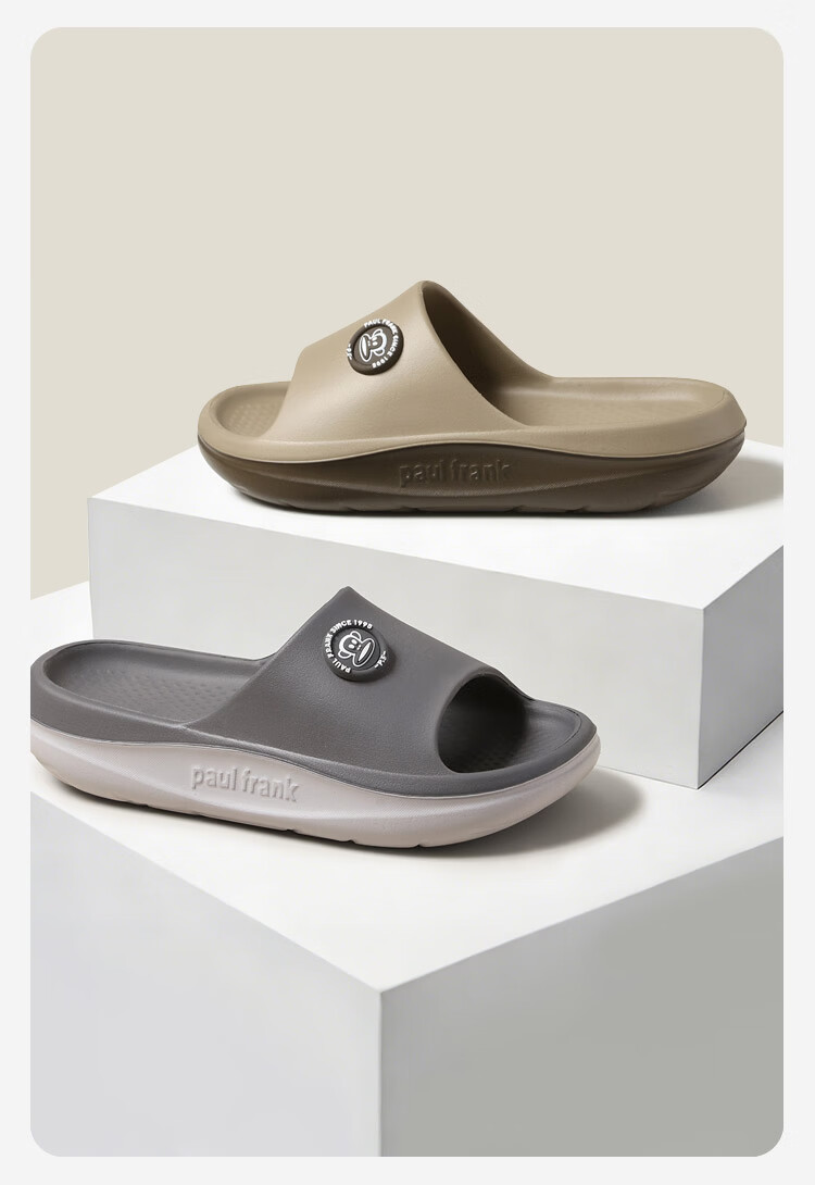 Paul Frank Lightweight Soft Elastic Indoor Home Slippers Thick Sole Bathroom Shower Sandals Lotus Pink Size 38-39 PF659 9