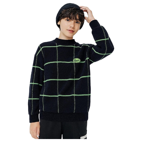 BALABALA Boys Pullover Sweater Soft Comfortable Knitwear Kids Fashion Casual Top