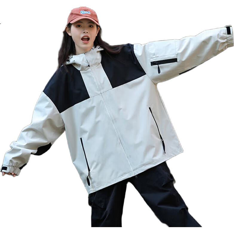 Мужская ветровка Jeanswest, цветная, весна 2026, уличная, трендовая, повседневная, черная, размер M