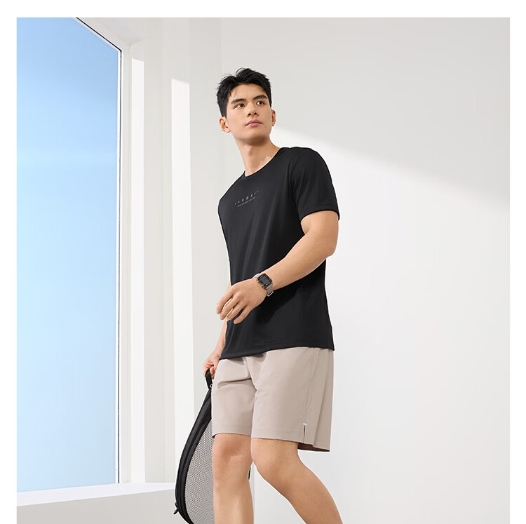 361° Men's Spring Summer Sports Quick-Dry T-Shirt Fitness Casual Short Sleeve Top Base Layer 652624122-1 18