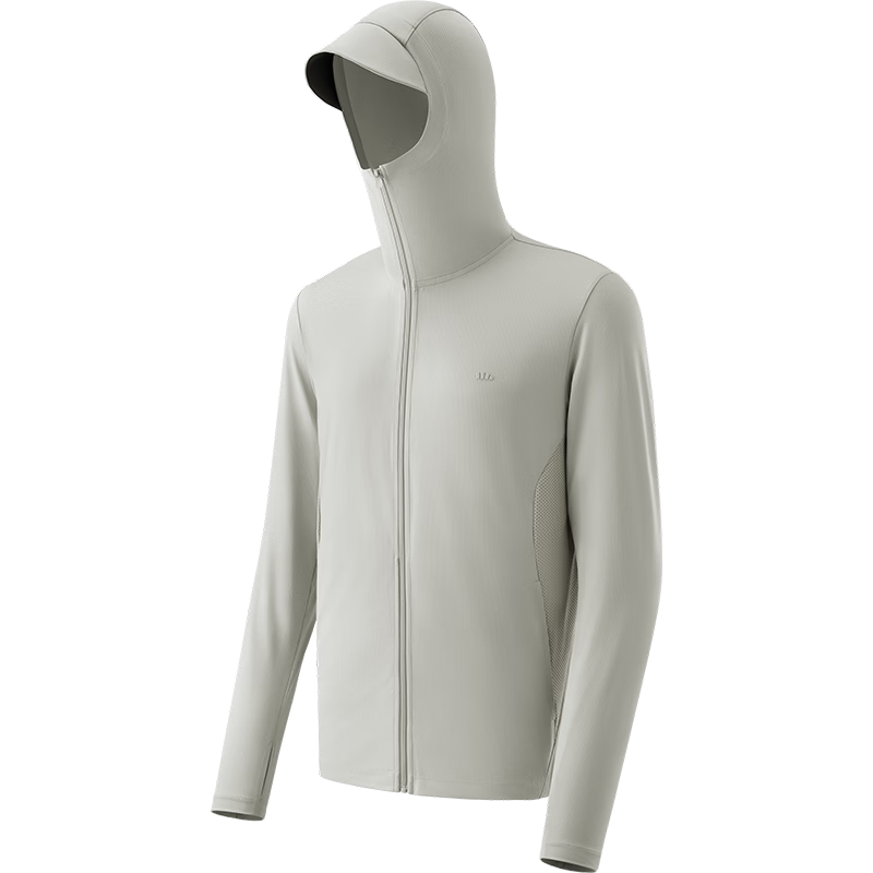 Beneunder Sun Protection Jacket for Men, Lightweight UV-Resistant Breathable Outdoor Fishing Casual High-Elasticity Summer AS105 Light Coffee Gray L