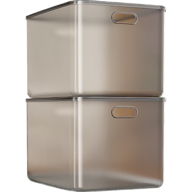 Siwangongli Transparent Storage Box for Home Use, Toy And Snack Storage, Wardrobe Organizer, Plastic Storage Basket, Storage Container