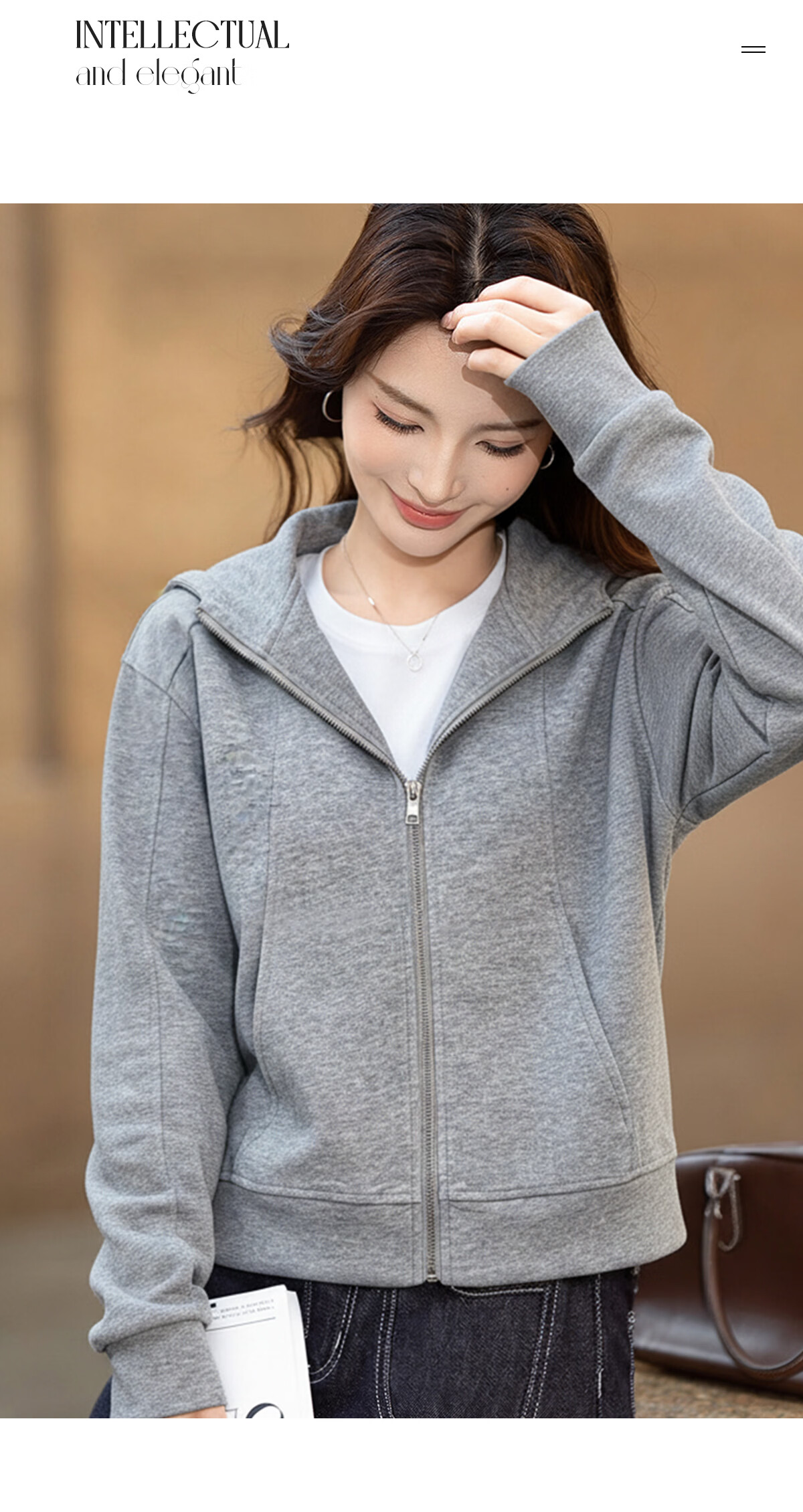 Chushen Spring and Autumn Casual Jacket Women Wilderness Mallard Design Splicing Fashion Casual Hooded Top S143U1001 22
