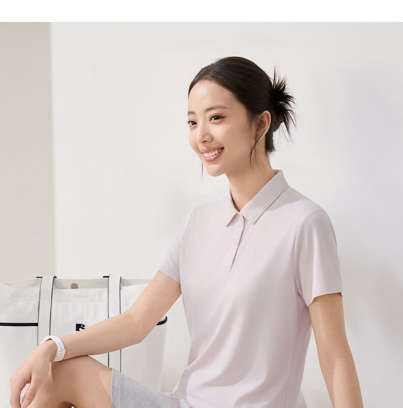 361° Women's Short Sleeve T-Shirt Spring Summer Quick-Dry Polo Shirt Sports Running Training Top 662624112H-1 18