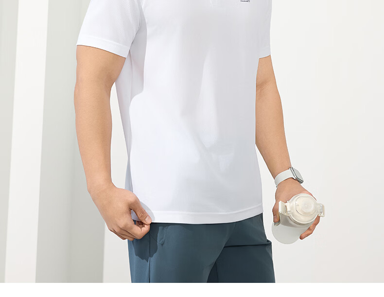 361° Men's Short Sleeve T-Shirt Spring Summer Sports Quick-Dry Running Fitness Polo Shirt 652624109H-5 15